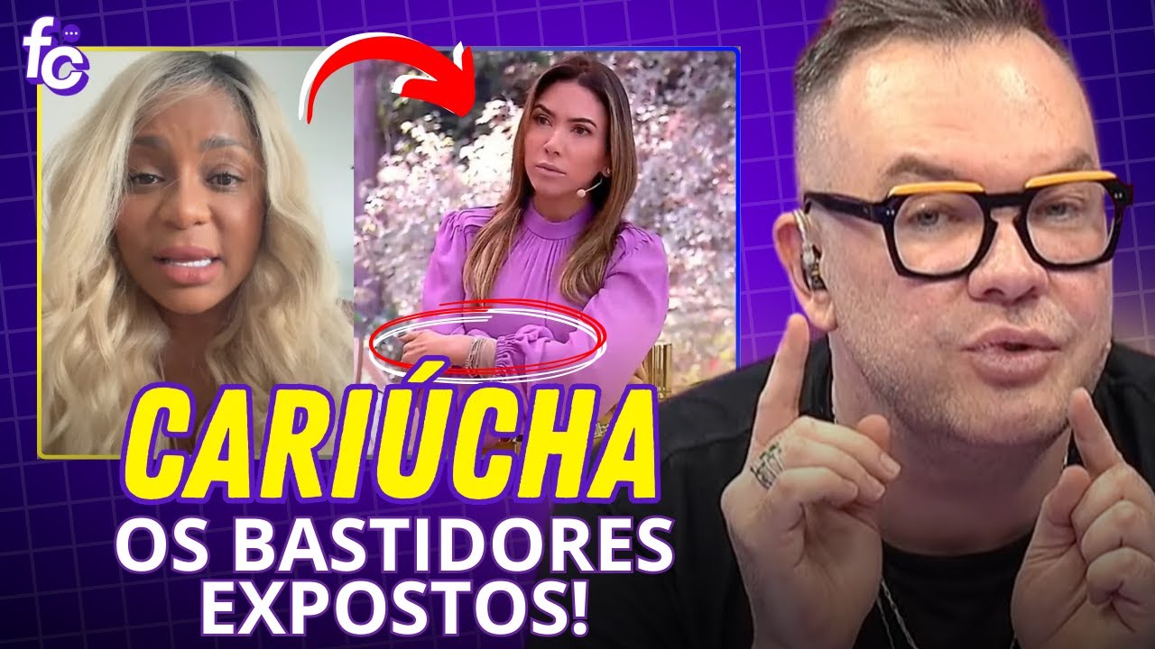 A verdade por trás da saída de Cariúcha do SBT e Patrícia Abravanel manda recado!