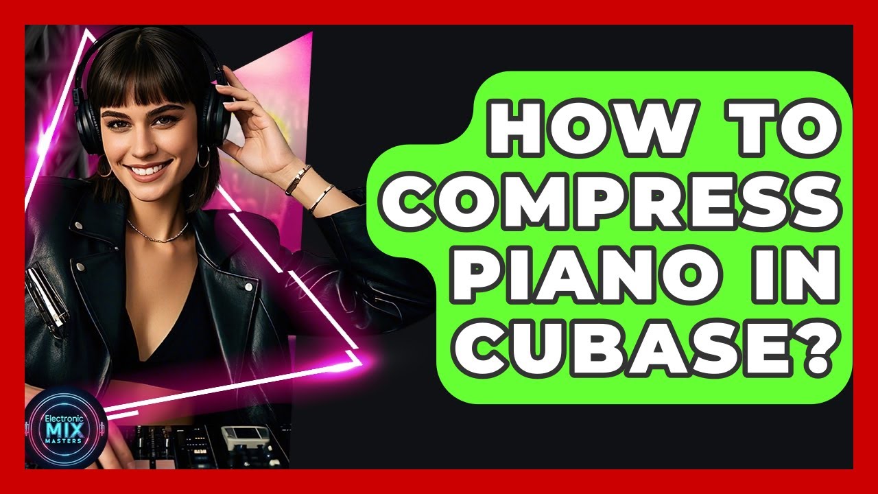 How To Compress Piano In Cubase? - Electronic Mix Masters