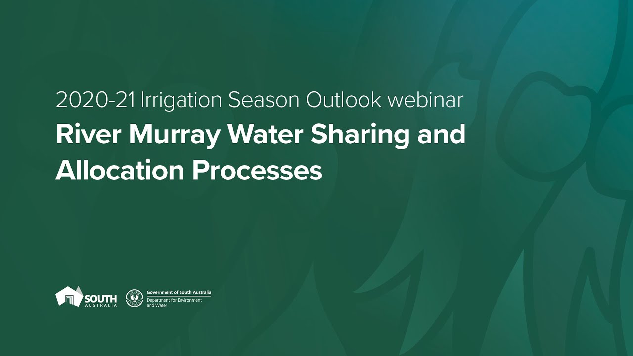River Murray Water Sharing and Allocation Processes