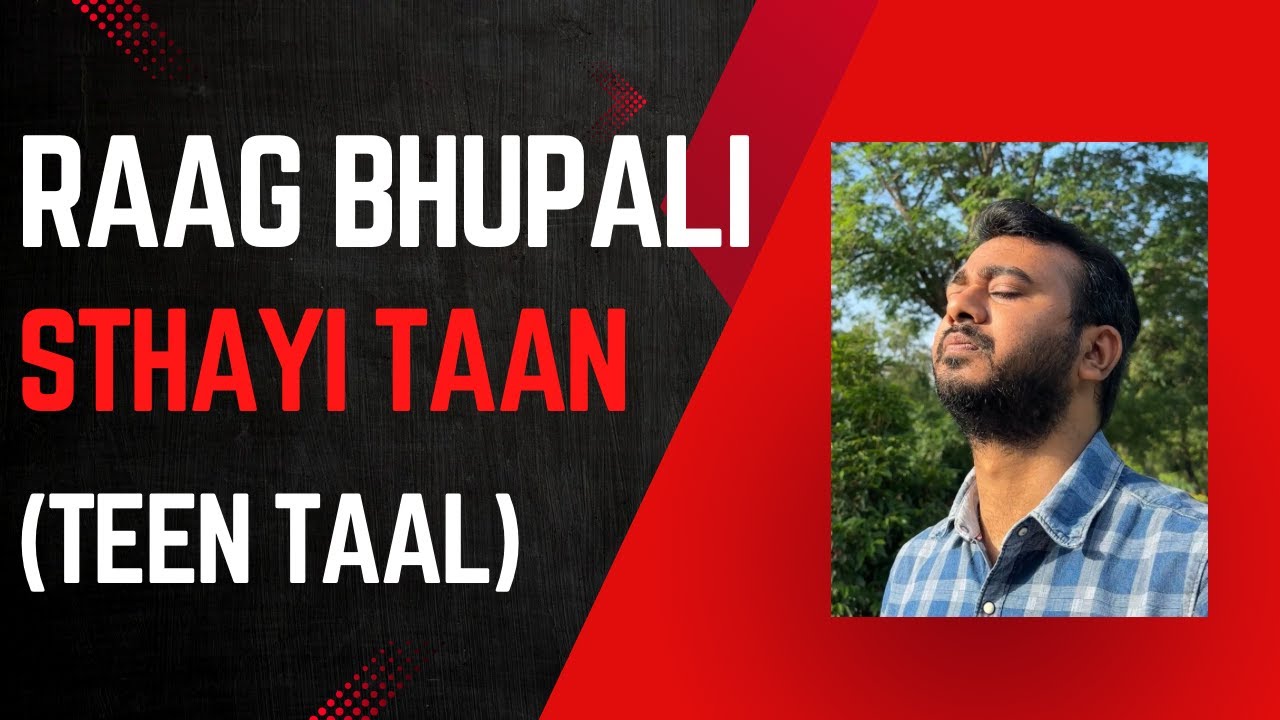 C# Scale || Raag Bhupali || Sthayi Taan || Teen Taal || 8 & 16 Matra || BPM : 100