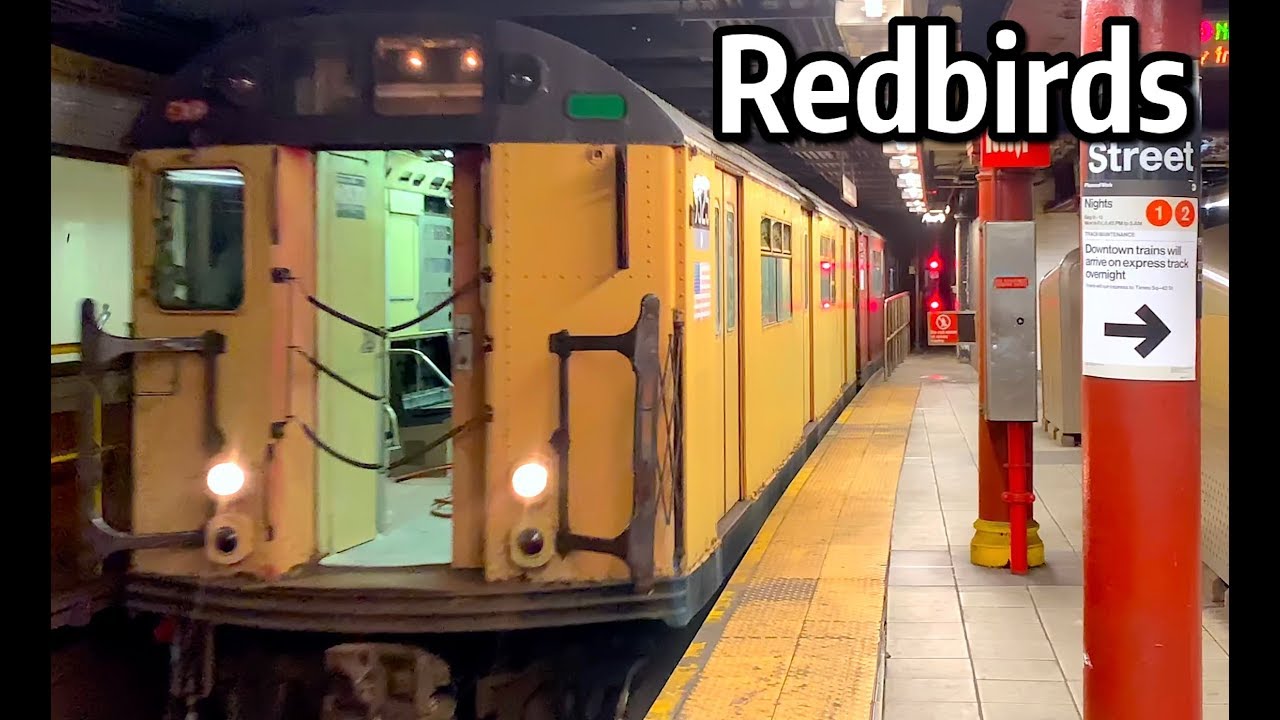 ⁴ᴷ R33WF and R36WF Redbirds Transfer at 96th Street