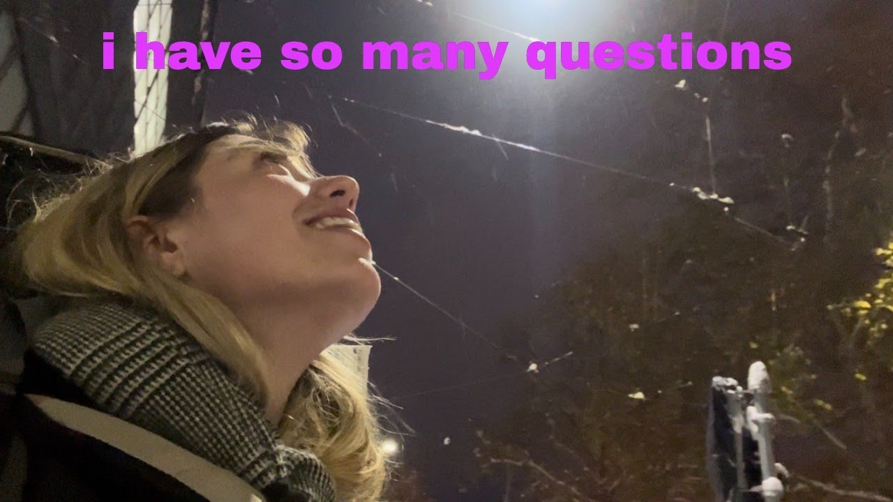 i saw snow for the first time (my SHOCKED reaction)