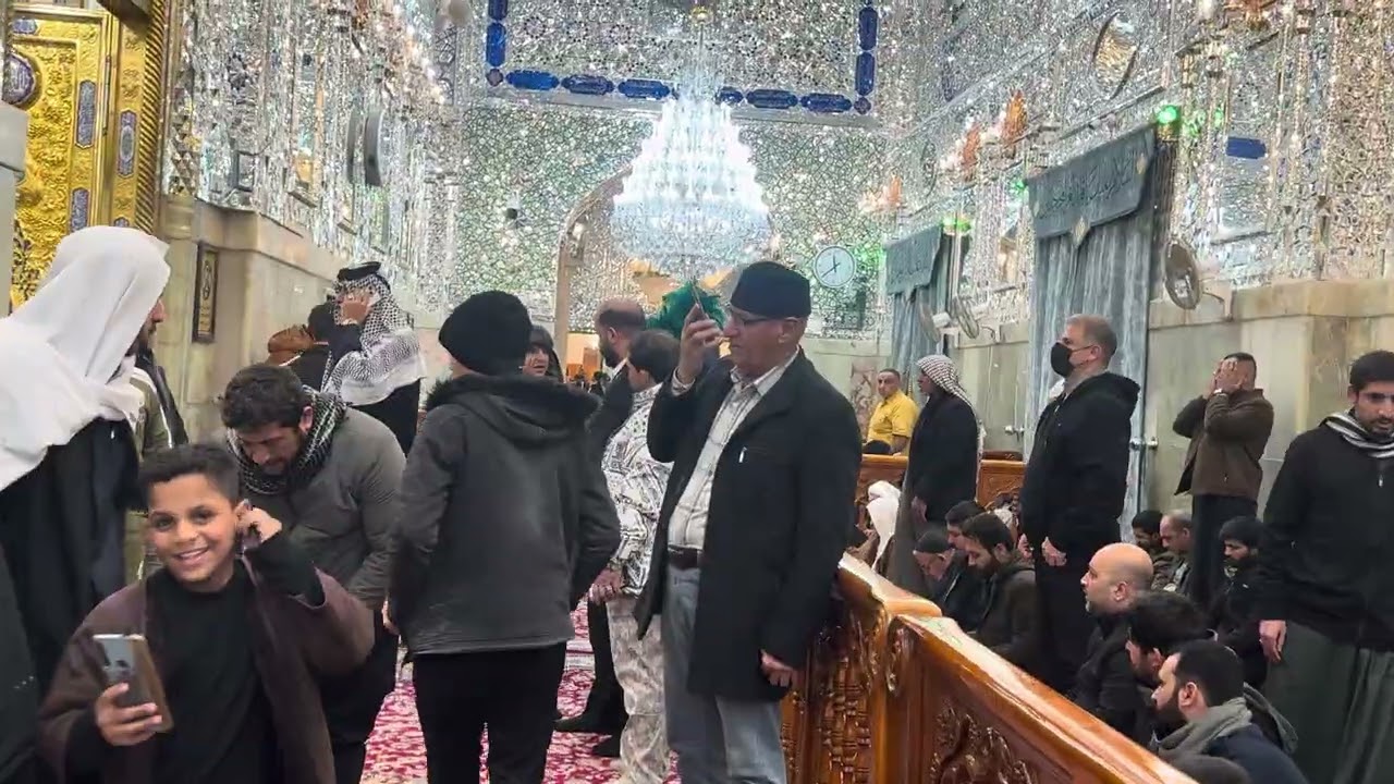 SHAB E 3RD SHABAN IN HOLY SHRINE IMAM ALI AS NAJAF IRAQ | haram e mola ali as najaf iraq 