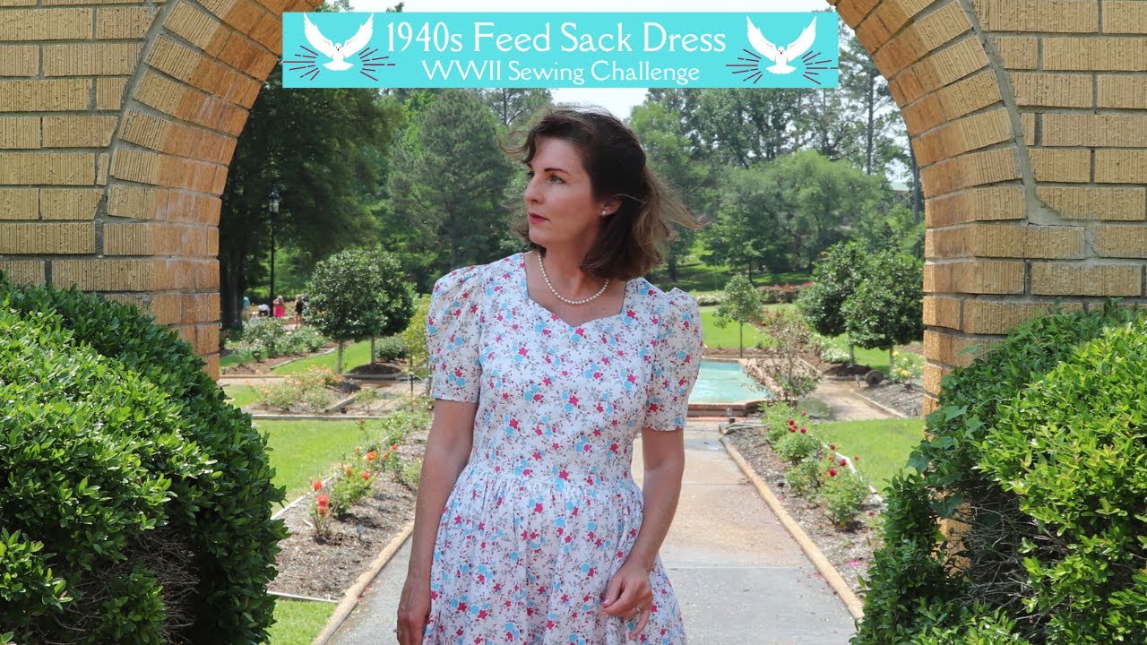 1940s Feedsack Dress I Simplicity 9464