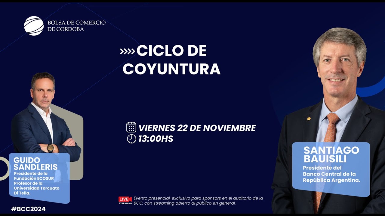 Ciclo de Coyuntura con Santiago Bausili en la BCC