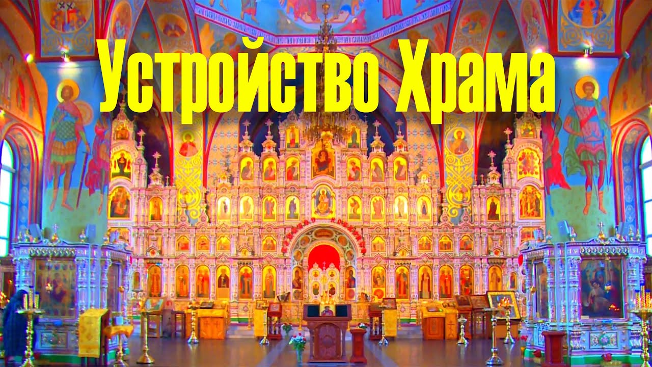 Внешнее и внутреннее устройство православного храма