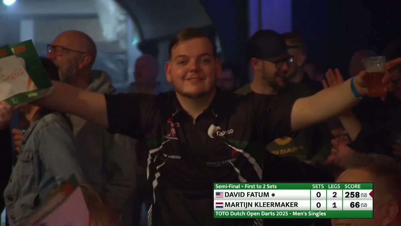 TOTO Dutch Open Darts 2025 – Мужской полуфинал №1