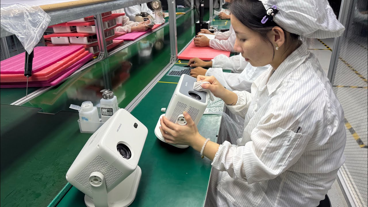 4K Android Projector Making Process in Local Factory | Portable Projector Manufacturing Process | 