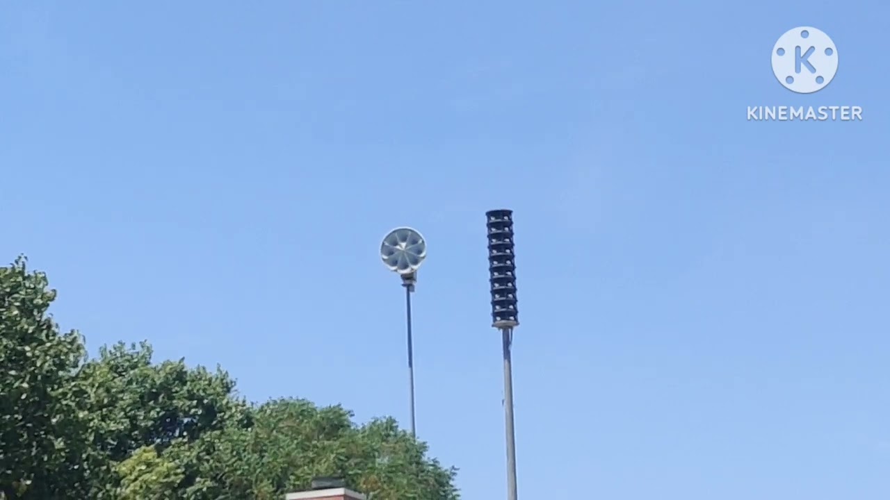 ASC T-128 and Whelen WPS 2910 siren test