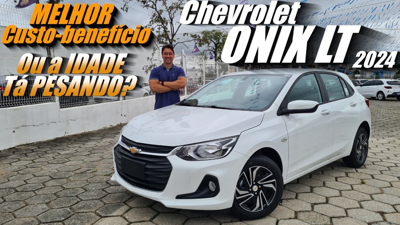Chevrolet ONIX LT 2024 - É o melhor hatch compacto ou a idade tá pesando?  Novo Preço e diferenças