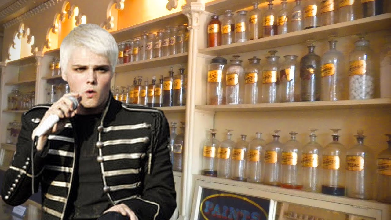 Gerard Way steals drugs and then floats into space