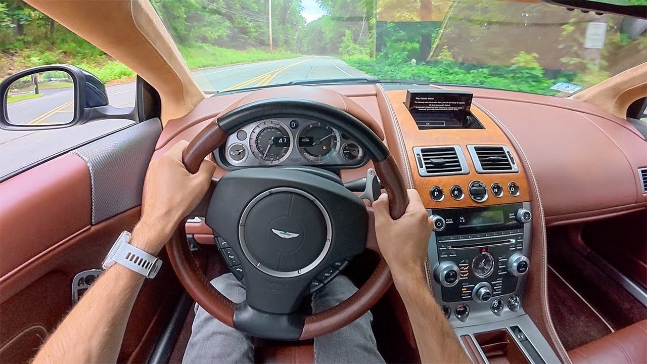 2013 Aston Martin DB9 - The British V12 You Could Actually Afford (POV Binaural Audio)
