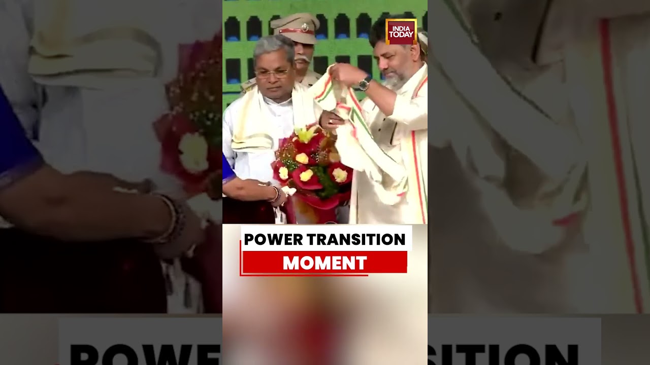 CM DKS: Power Transition Moment in K'taka | Historic Change of Leadership in Bengaluru #dkshivakumar