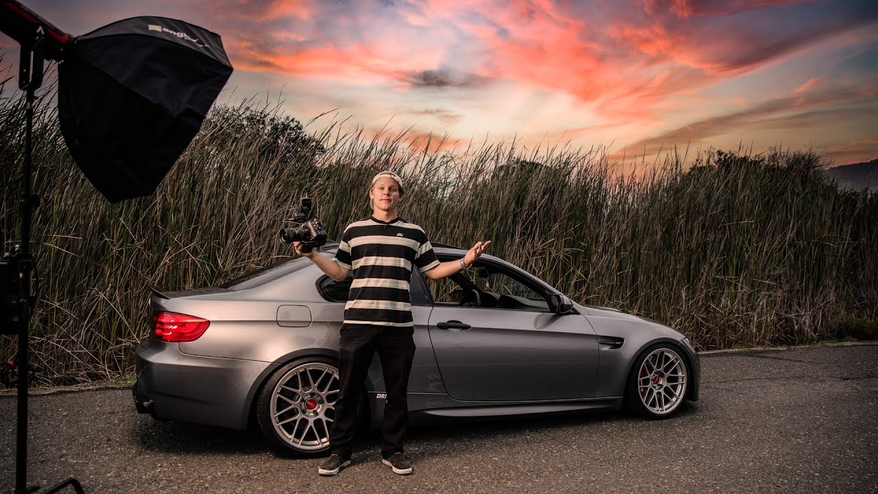 The Secret to Taking Amazing Photos of your Car!  | Lightpainting + Flash Photography