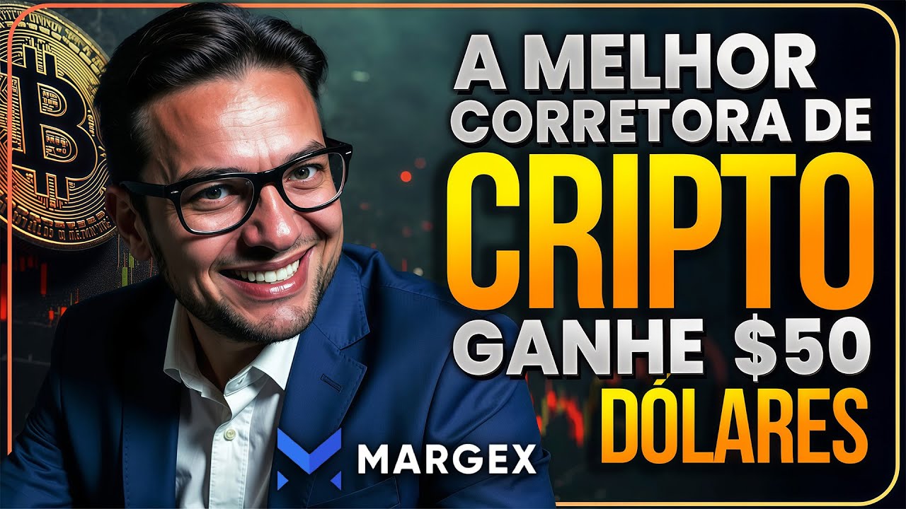 🔥 MELHOR CORRETORA DE CRIPTO 2026: GANHE $50 DOLARES NA HORA 🚀💰MARGEX