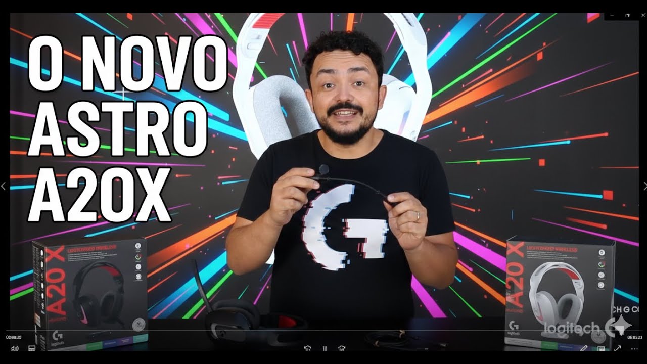 LOGITECH G ASTRO A20 X! HEADSET GAMER SEM FIO PRA TUDO?