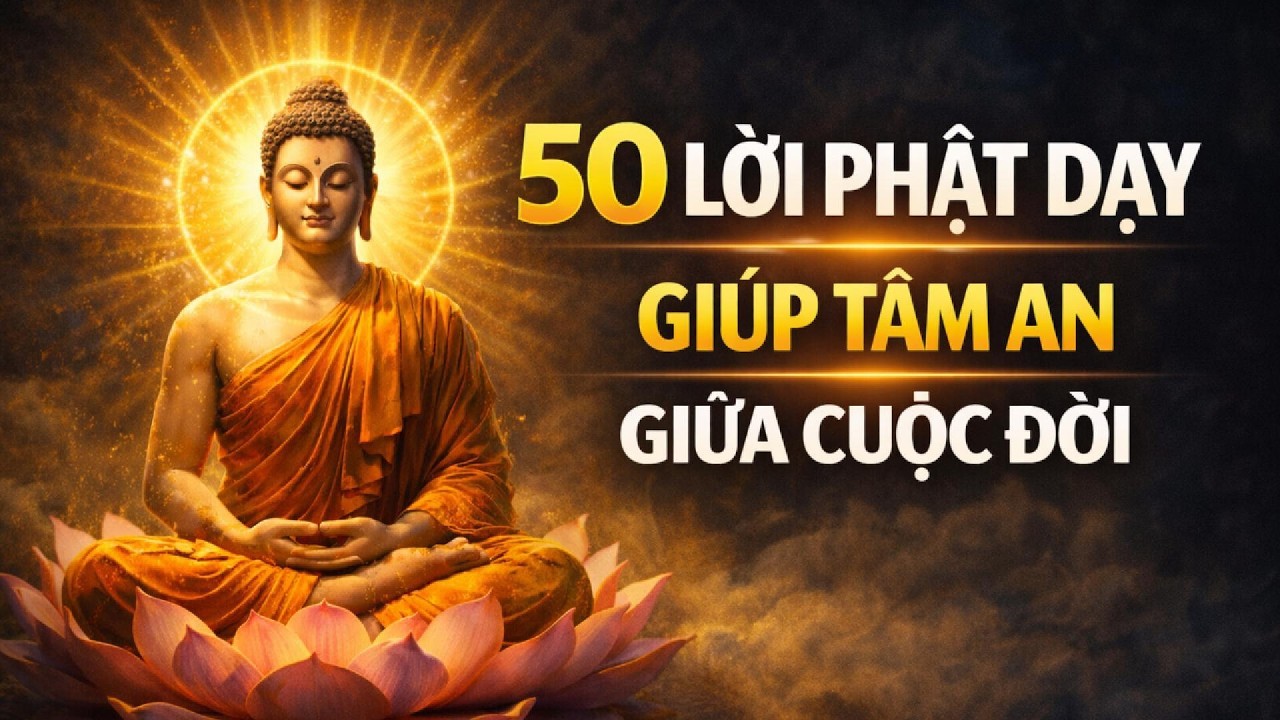 50 LỜI PHẬT DẠY GIÚP TÂM AN GIỮA CUỘC ĐỜI – Nghe 1 Lần Thay Đổi Cách Nhìn Cuộc Sống