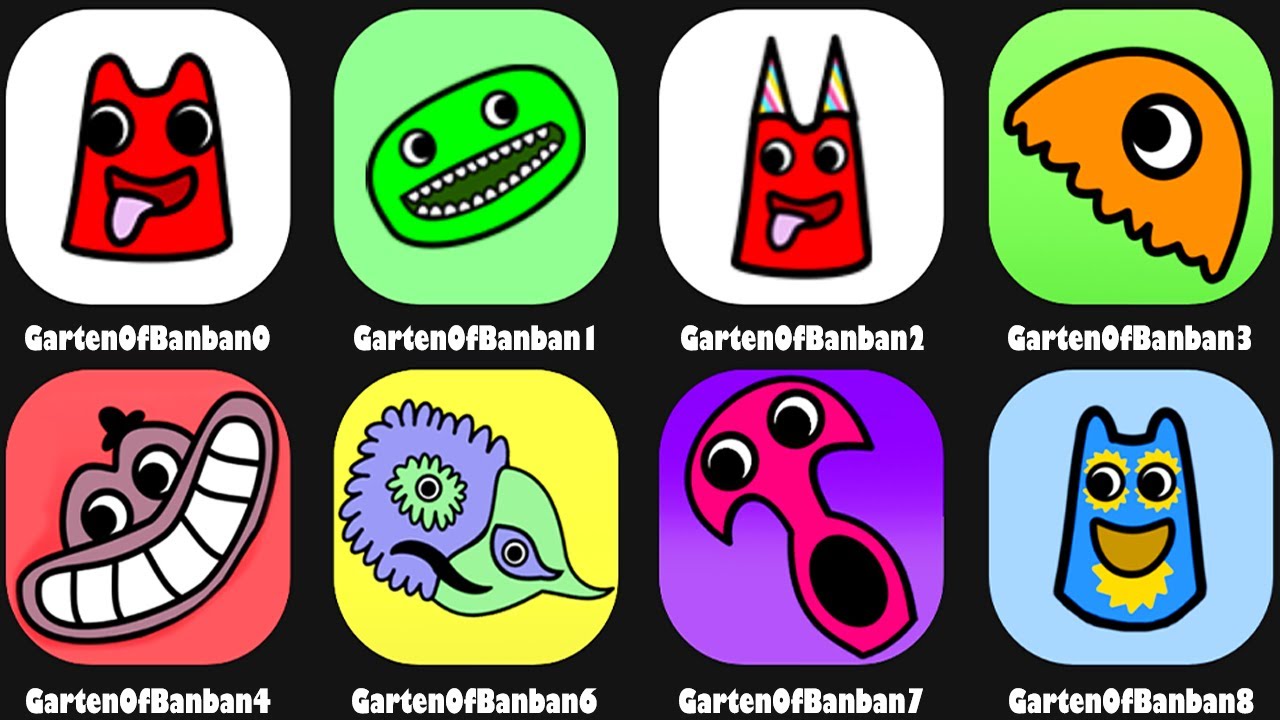 Garten of Banban 0-1-2-3-4-5-6-7-8,Garten of Banban 8 Anti Devil Mobile vs Fanmade Game vs Steam