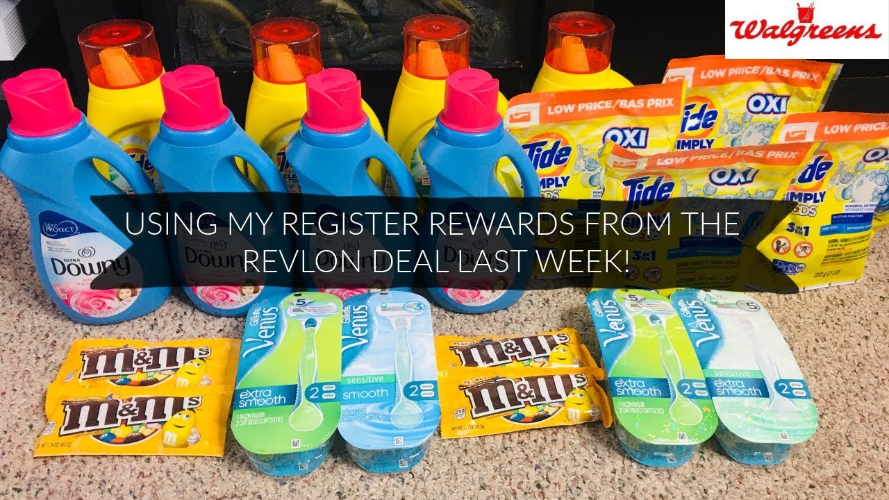 WALGREENS COUPONING HAUL | USING MY REGISTER REWARDS FROM LAST WEEKS REVLON DEAL