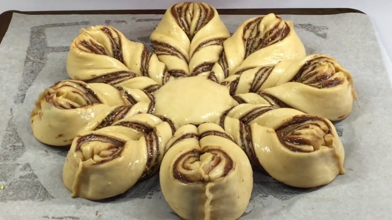 Цветок бриоши Нутелла