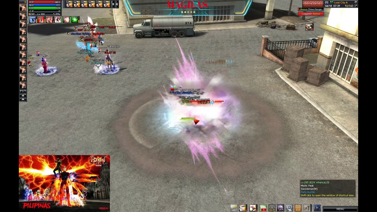 Ran Online GS [HAVOC] -MAGILAS- VS. 2EZ4`mhenceL05 (SWORDSMAN VS. SWORDSMAN)