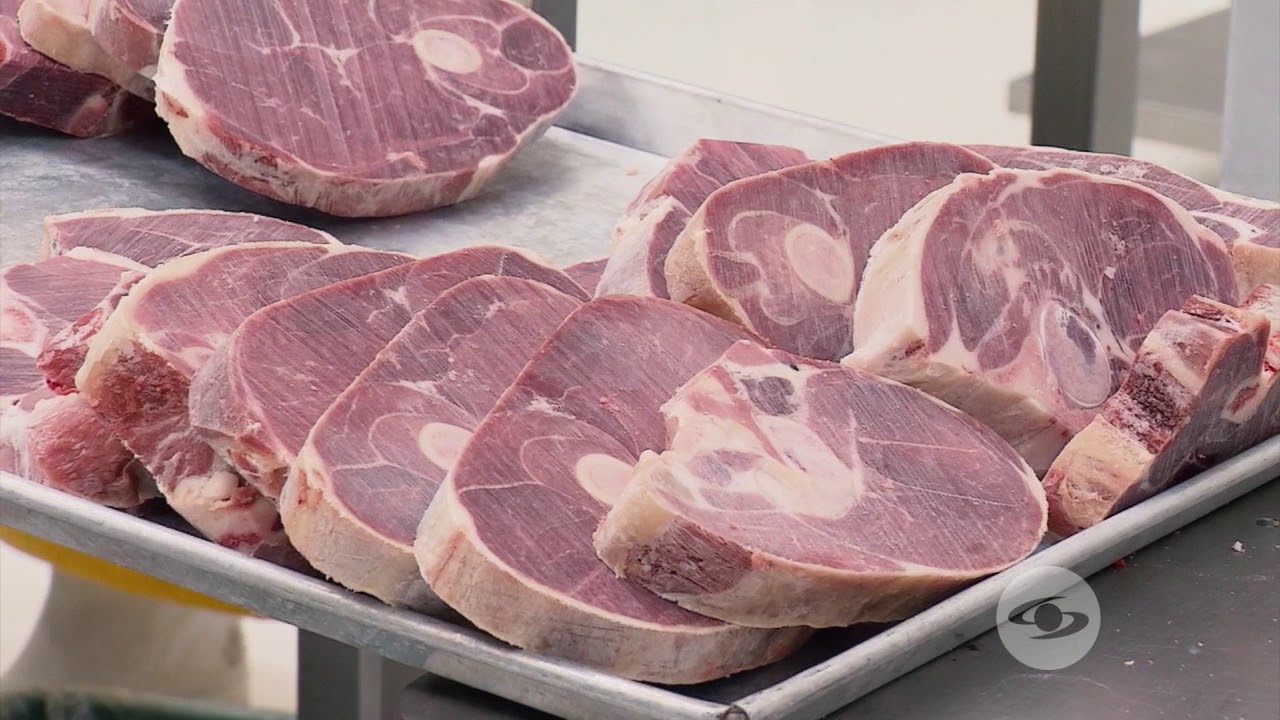 Transformación de la carne de cordero en planta