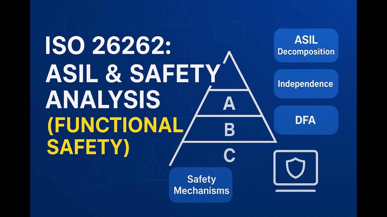 ISO 26262 Part 9 Explained | ASIL Decomposition, DFA & Safety Mechanisms