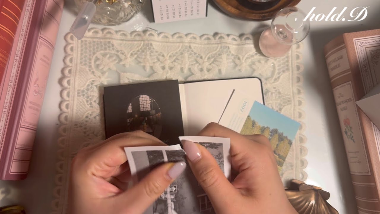 ASMR 오늘은 쉬어가는 날, 리얼 빈티지 다꾸🤍 #scrapbooking #papertherapy #콜라주 #collage 다꾸#Asmr#다꾸 