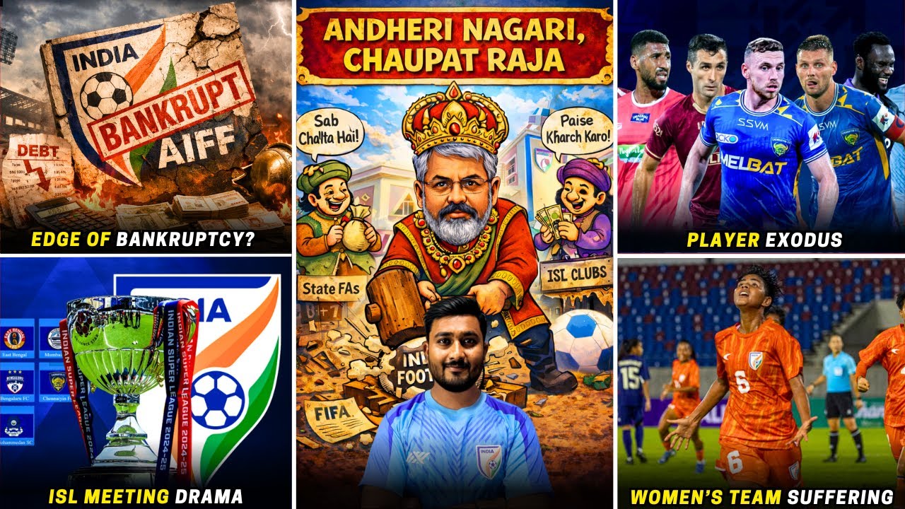 Kalyan Chaubey tenure extended| AIFF on edge of Bankruptcy?| ISL player exodus|ISL update 