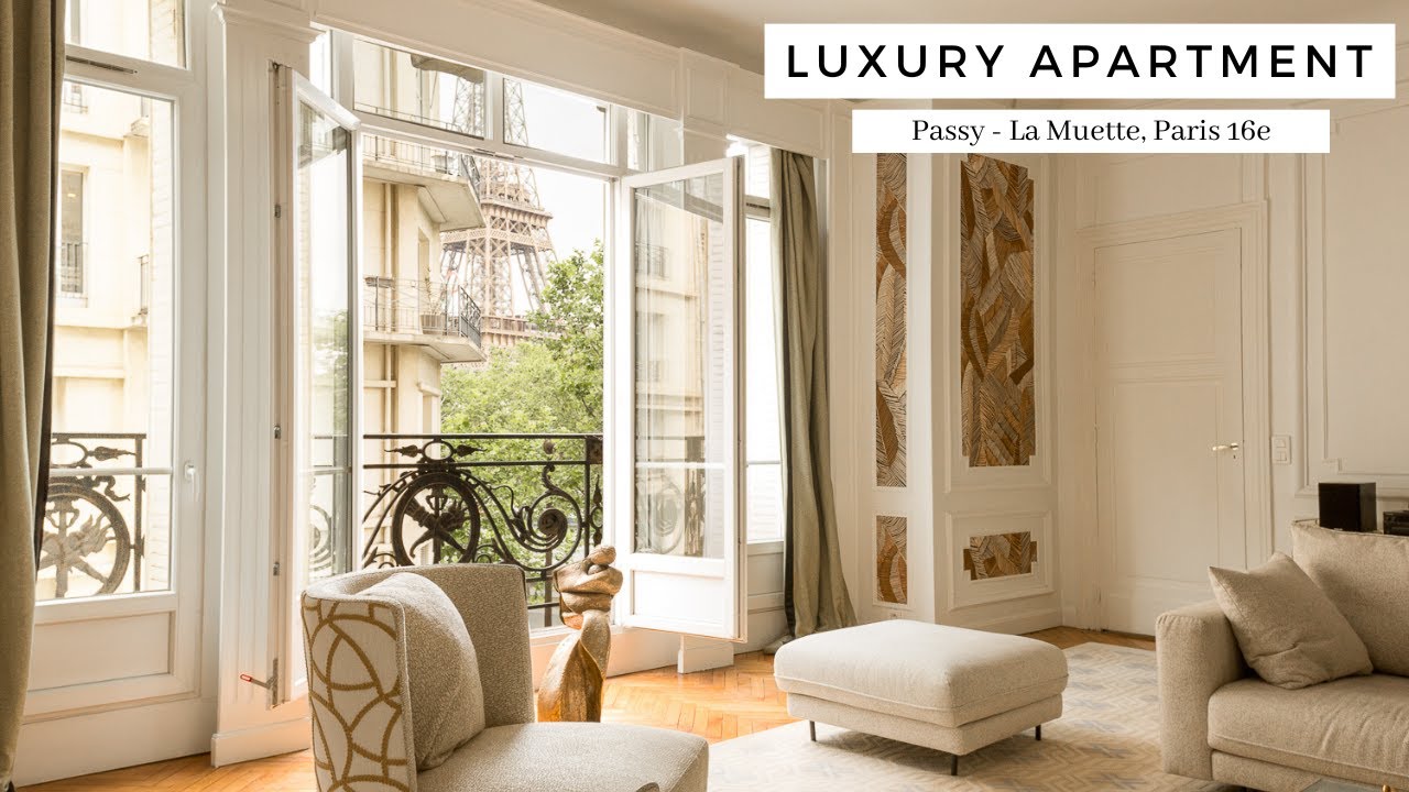 Eiffel Tower View Luxury Paris Apartment For Rent 4 Bedrooms Passy 16th District Rue Beethoven 61729