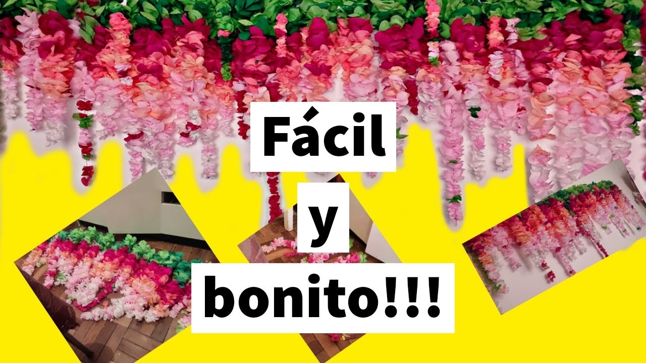 cómo hacer flores de gricenia paso a paso? fácil y bonito