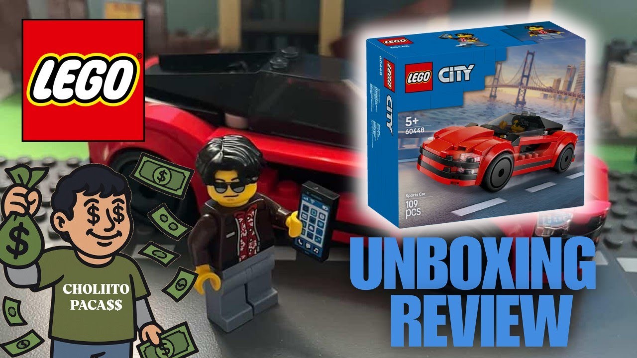 ¡UNBOXING & REVIEW! LEGO CITY 60448 Deportivo Rojo 🚗 | sabelotodo toys