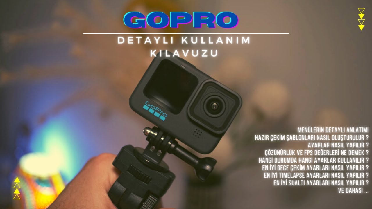 GOPRO Hero 10 Detaylı TÜRKÇE KULLANIM KILAVUZU | Fps ve Çözünürlük Nedir? Hangi ayarları yapmalıyız?