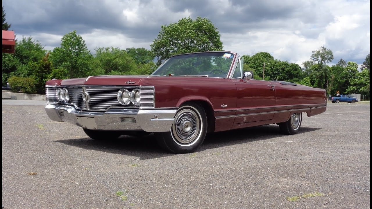 1968 Imperial Convertible in Burgundy & 440 Engine Sound on My Car Story with Lou Costabile