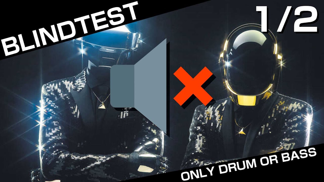 Daft Punk Blindtest but it's just the drums or the bass (Pt. 1/2)
