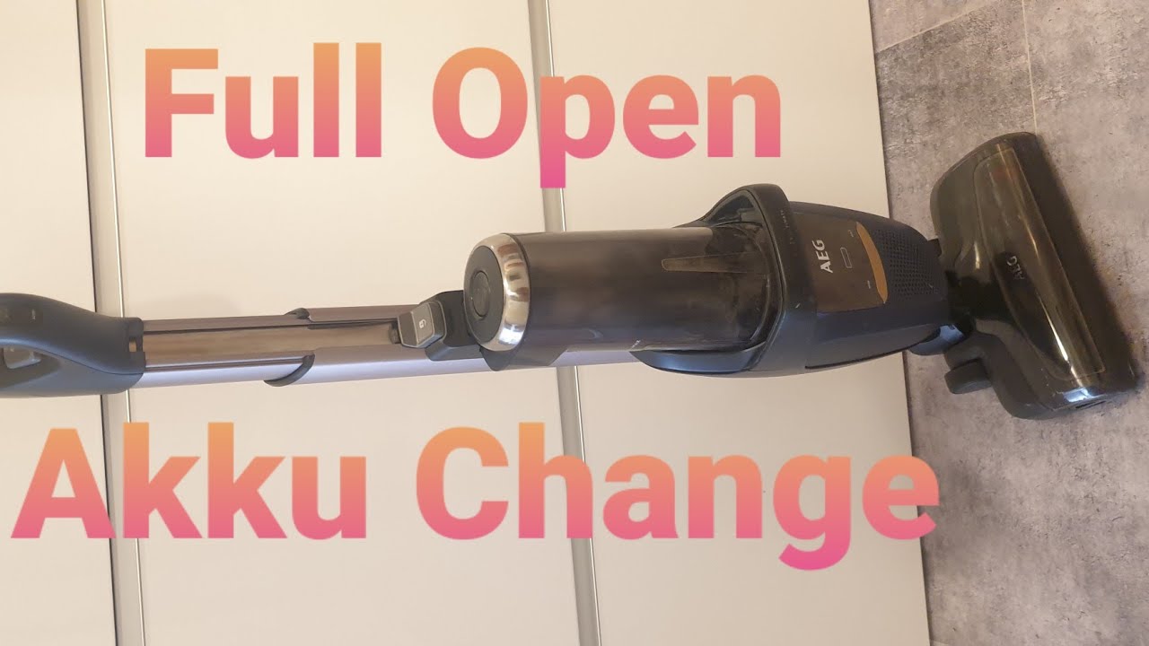 AEG FX9 Akku wechseln komplett zerlegen reparieren Sicherung  / Full Open, Change Akku Cells Motor