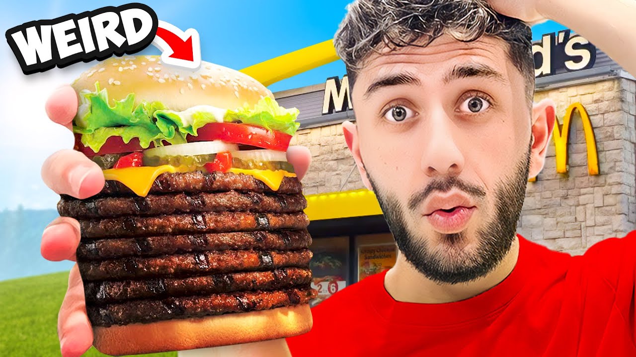 Trying WEIRDEST Fast Food Items in the World