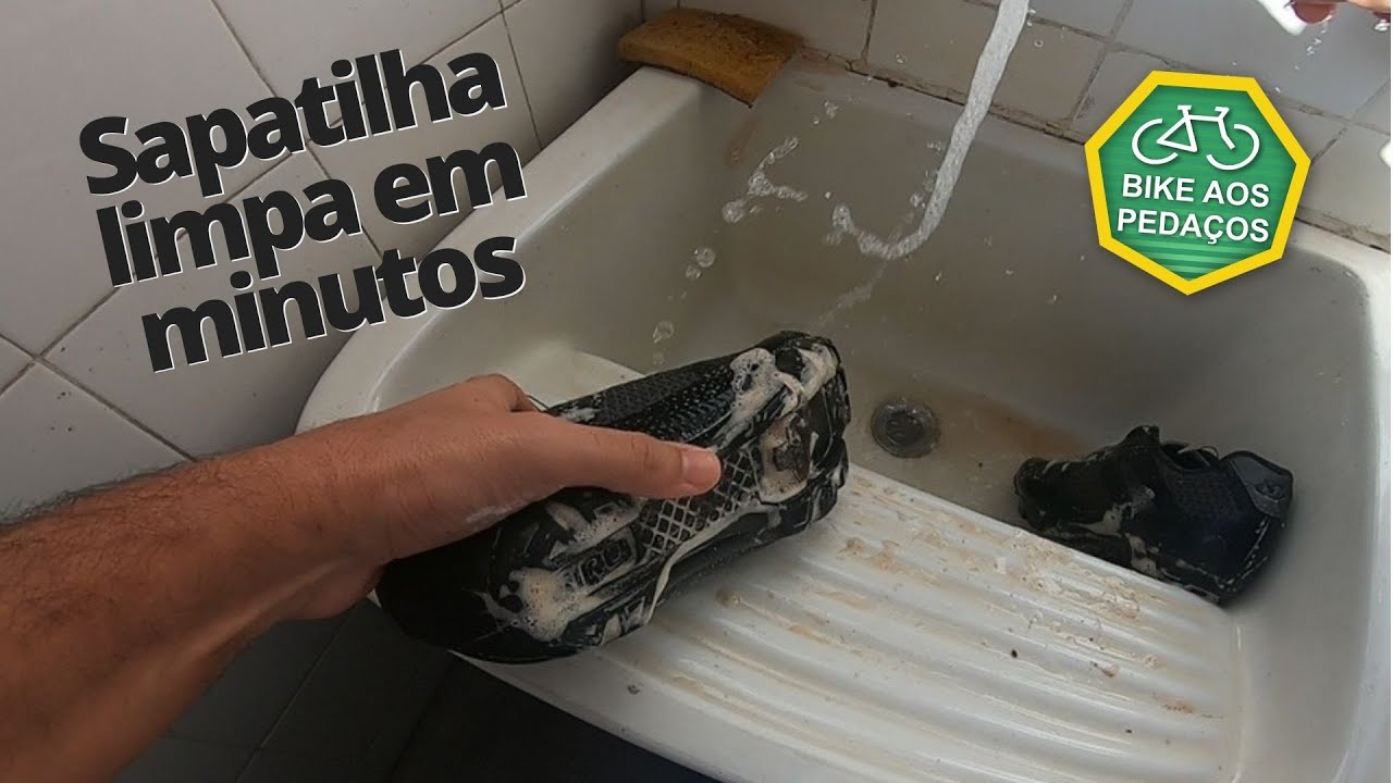 Limpando a sapatilha de mtb e a palmilha em minutos