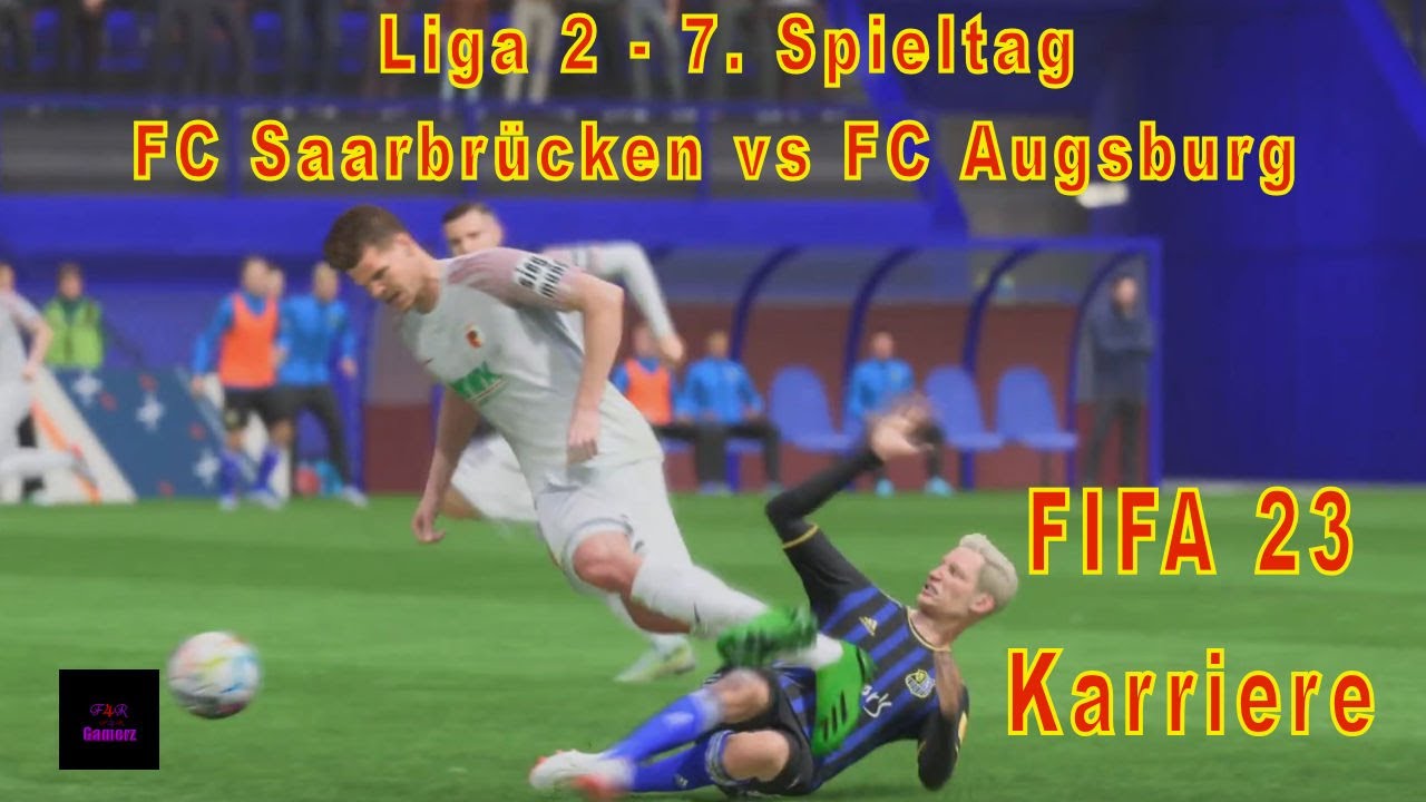 FIFA 23 - Karriere - Liga 2 - 7. Spieltag - FC Saarbrücken vs FC Augsburg - Let´s Play