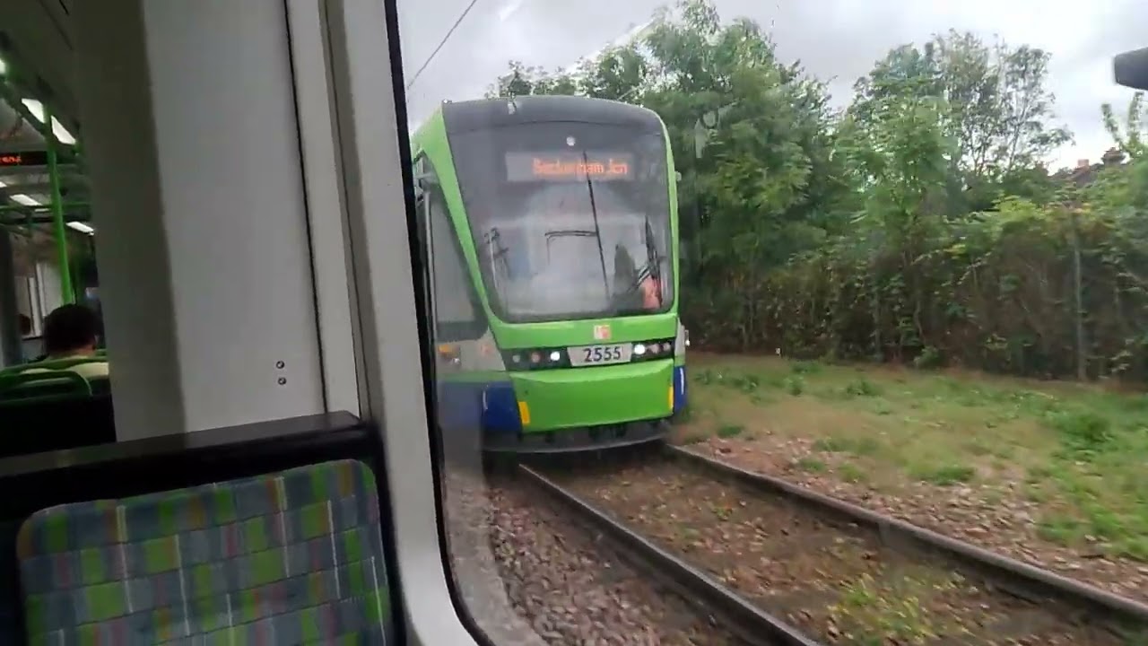 Full Journey London Tramlink From Beckenham Junction to Wimbledon Stadler Variobahn