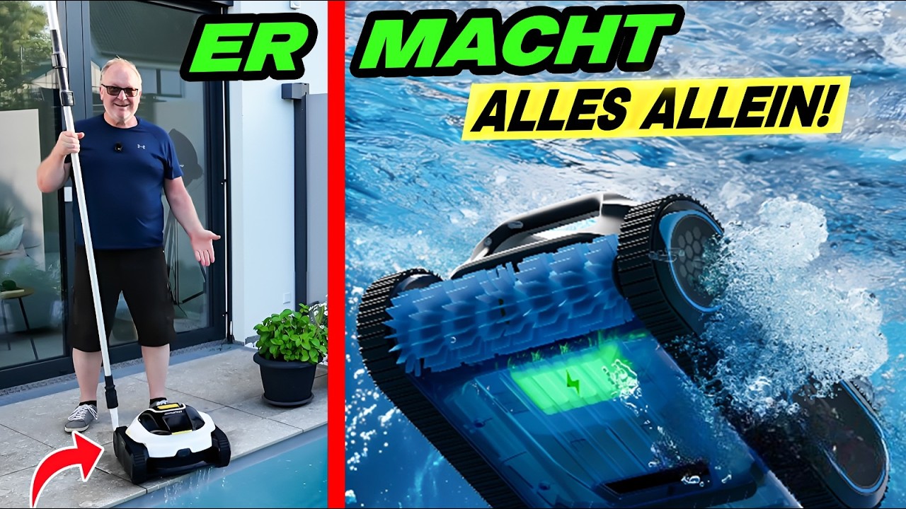 Poolroboter Mammotion Spino E1: Er klettert Wände, frisst Dreck – und sieht dabei gut aus!