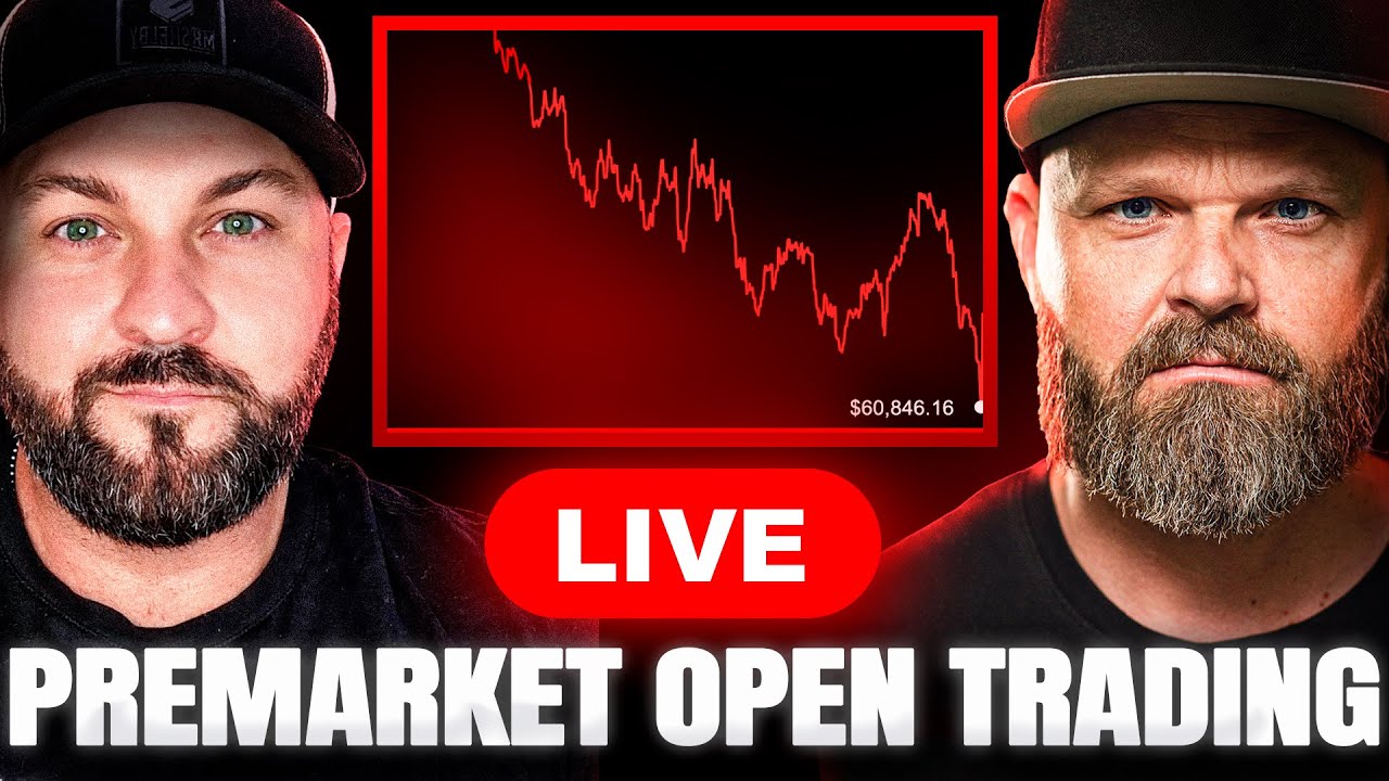 CRYPTO TRADING Before Market Open | Bitcoin, NASDAQ, Gold & Oil