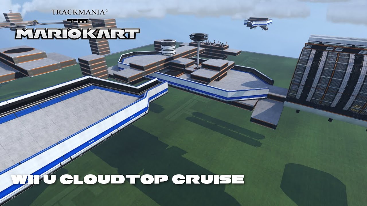 Mario Kart TrackMania- Wii U Cloudtop Cruise