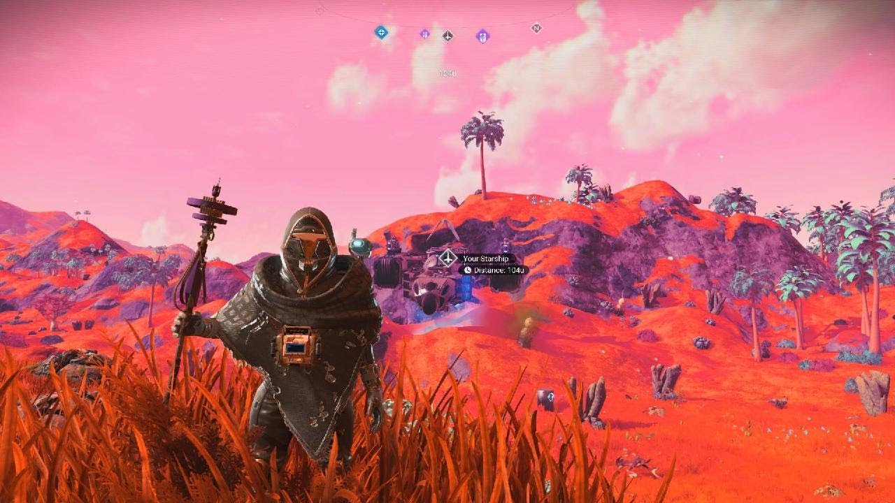No Man's Sky - Finding an overly saturated almost neon Paradise World