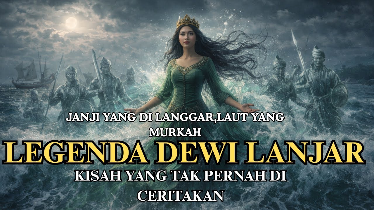 “Sumpah di Tepi Ombak: Kisah Dewi Lanjar dan Janji yang Dibayar Mahal”