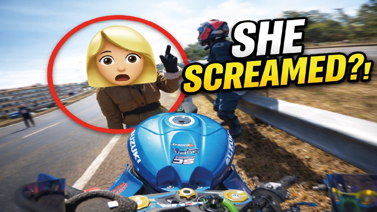 She Started SCREAMING 3 Mins Into the Highway 😳 | Insta360X5 POV