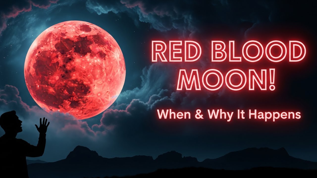 Why Does the Moon Turn Red? 🌕 Blood Moon Explained | Rare Lunar Eclipse 2025   | Blood Moon
