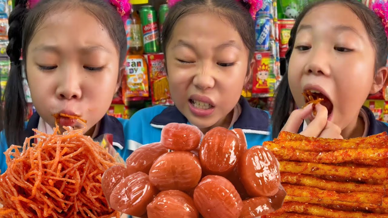 Video đồ ăn vặt Trung Quốc trên Tik Tok丨Những món ăn vặt mà hồi nhỏ mẹ không cho ăn|EP254
