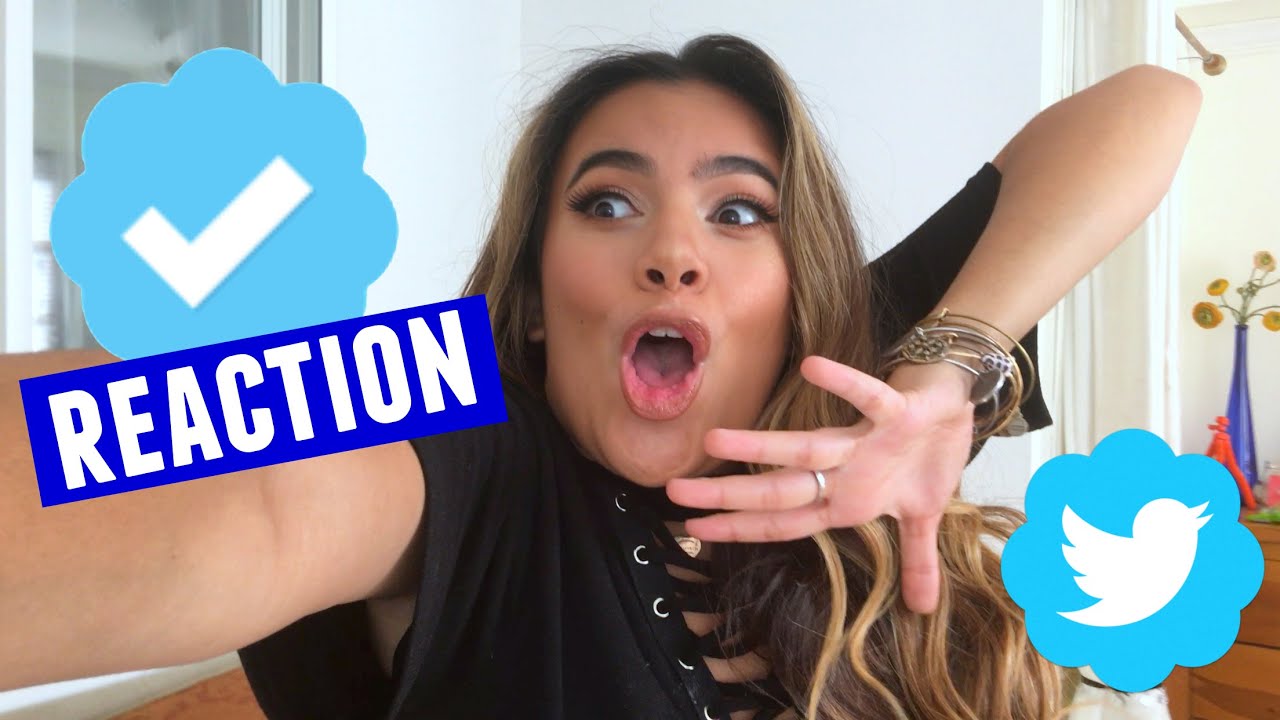GIRL REACTS TO GETTING VERIFIED ON TWITTER!!