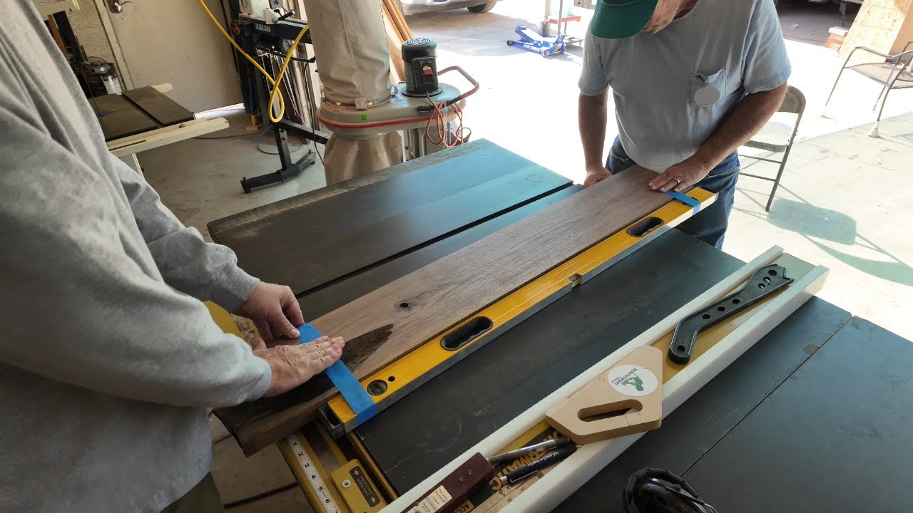 This is how I get a straight edge with no jointer